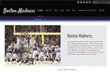 Tablet Screenshot of bostonmadness.com